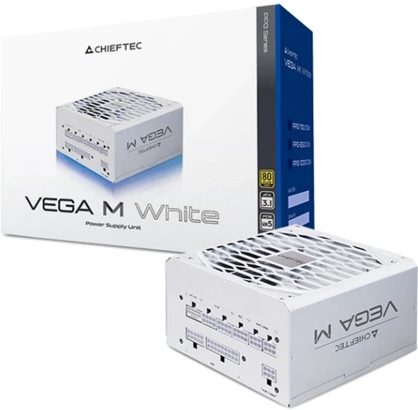 Блок живлення Chieftec Vega M 1000 Вт White (PPG-1000-CW) - зображення 2
