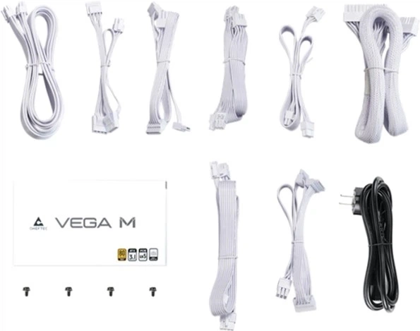 Блок живлення Chieftec Vega M 1000 Вт White (PPG-1000-CW) - зображення 7