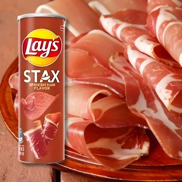 Чипси Lay's STAX Pringles зі смаком Іспанський Хамон 90 грам - Фото 4 Чипси Lay's STAX Pringles зі смаком Іспанський Хамон 90 грам - изображение 4