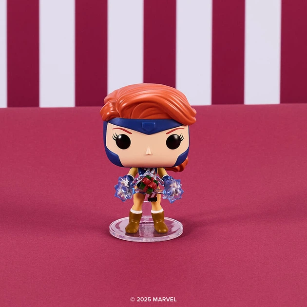Фигурка Джин Грей с подарком — Funko Pop! MARVEL: HOLIDAY — JEAN GREY WITH PRESENT #1533 - изображение 2