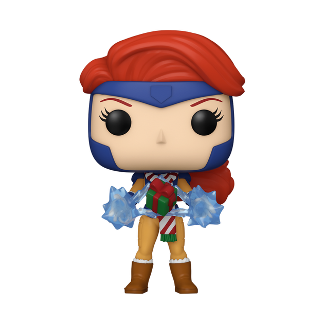 Фигурка Джин Грей с подарком — Funko Pop! MARVEL: HOLIDAY — JEAN GREY WITH PRESENT #1533 - изображение 3
