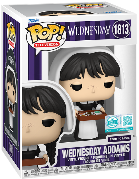 Фігурка Funko Pop! TV: The Addams Family — #1813 Wednesday Addams with Fudge, Венздей Аддамс із Фадж - Фото 1 Фігурка Funko Pop! TV: The Addams Family — #1813 Wednesday Addams with Fudge, Венздей Аддамс із Фадж - зображення 1