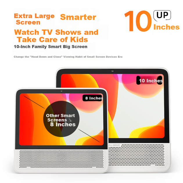 Навчальний пристрій Wae Tmall Genie Smart Screen CC10, 10-дюймовий великий дисплей із захистом для очей, велика модель, відеодзвінки з функцією спостереження, динамік, подарунок на день народження - зображення 4