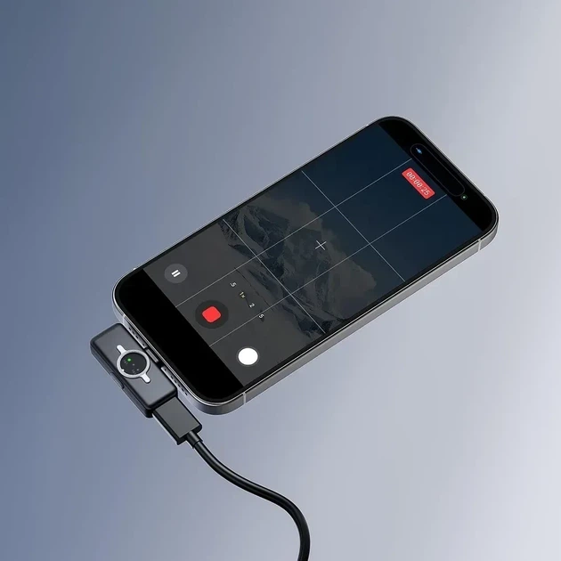 Беспроводной петличный микрофон Ulanzi A21 Lightning для iPhone с AI шумоподавлением и зарядным кейсом - изображение 8