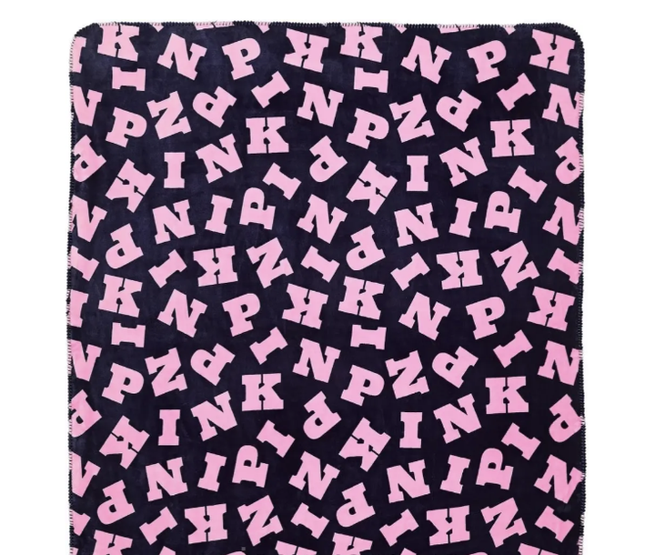 Плед Victoria's Secret cozy logo blanket - Фото 2 Плед Victoria's Secret cozy logo blanket - изображение 2