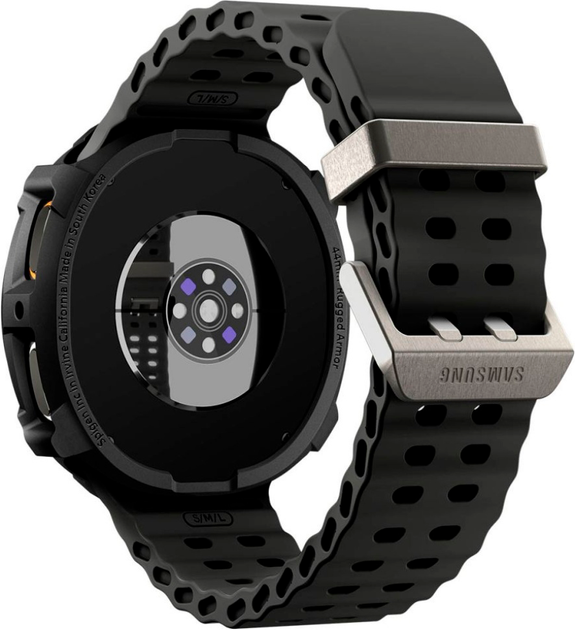 Etui Spigen Rugged Armor do Samsung Galaxy Watch 8 44mm Black (8800283311389) - obraz 6
