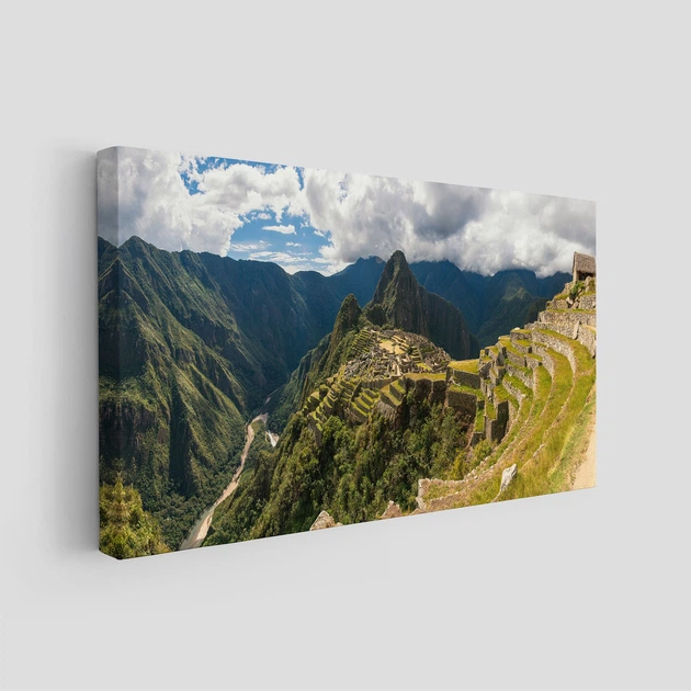 Интерьерная картина Горная панорама Перу, Мачу-Пикчу, Machu Picchu, интерьерный декор, 30×60 см (id0063) - изображение 2