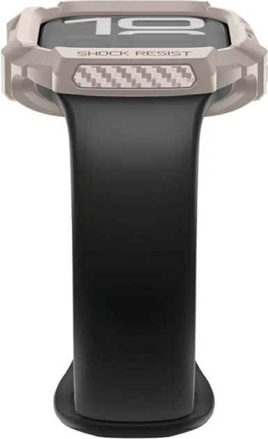 Etui Spigen Rugged Armor Pro do Apple Watch 10 / 11 42mm Beige (8800283316254) - Zdjęcie 7 Etui Spigen Rugged Armor Pro do Apple Watch 10 / 11 42mm Beige (8800283316254) - obraz 7
