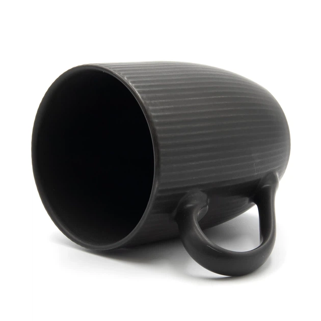 Кружка керамическая Milika Decagon Black 350мл (M0420-MG350-B) - изображение 2