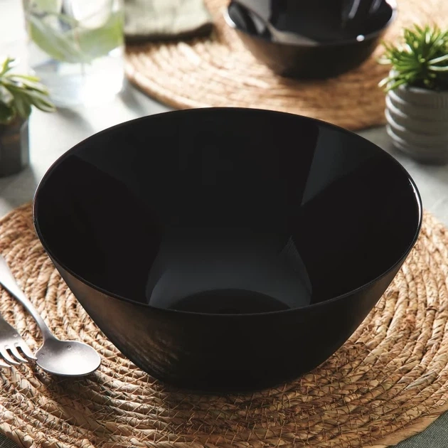 Салатник Luminarc Zelie Black 24см (V3892) - Фото 2 Салатник Luminarc Zelie Black 24см (V3892) - изображение 2