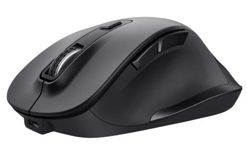 Миша бездротова Trust Fyda, Black, USB (2.4 GHz), оптична, 800 - 2400 dpi, 6 кнопок, ергономічний дизайн, вбудований акумулятор (24727) - изображение 3