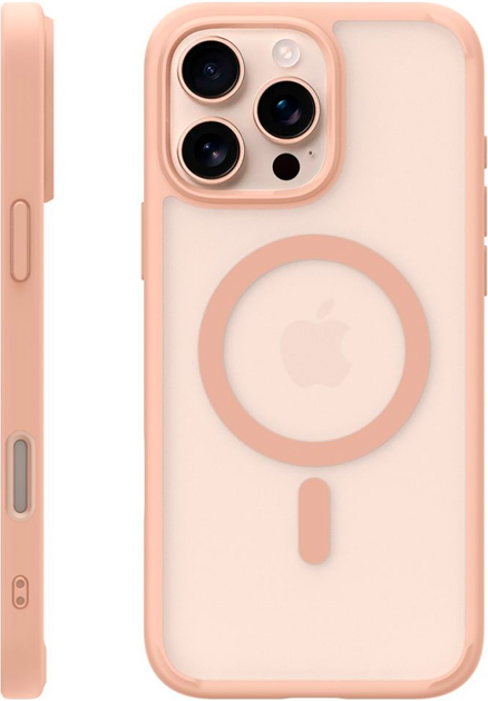 Etui Spigen Ultra Hybrid MagFit do Apple iPhone 16 Pro Frost Rose (8809971239028) - obraz 6