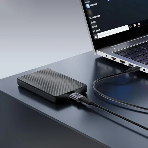 Адаптер переходник Micro B к Type-C USB 3.0 для внешнего диска HDD - изображение 4