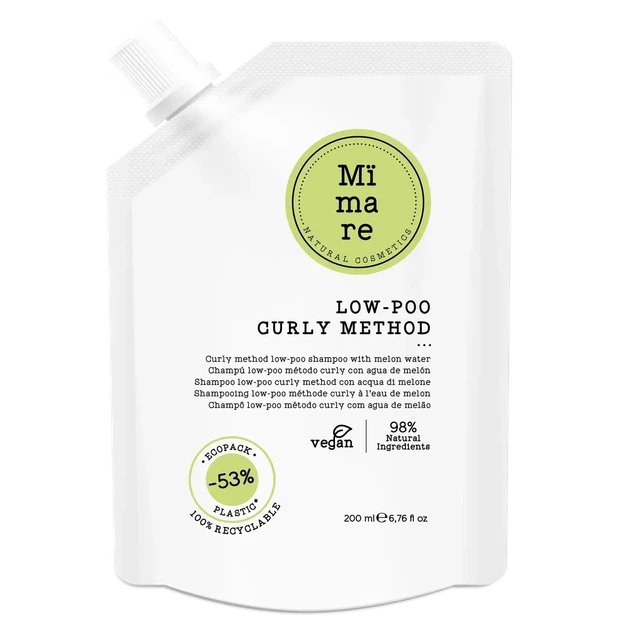 Шампунь для кудрявых волос Mimare Curly Method Low Poo Shampoo 200ml - Фото 1 Шампунь для кудрявых волос Mimare Curly Method Low Poo Shampoo 200ml - изображение 1