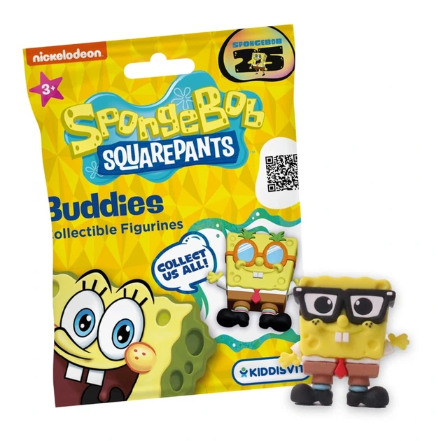 Дисплей фігурок-сюрпризів COOL THINGS серії "Buddies 3D" - ГУБКА БОБ (24 шт.) - Фото 2 Дисплей фігурок-сюрпризів COOL THINGS серії "Buddies 3D" - ГУБКА БОБ (24 шт.) - изображение 2