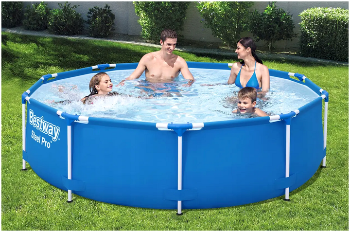 Бассейн каркасный 305х76 см DuraPlus для дачи 4678 л Bestway HE0424 - изображение 3
