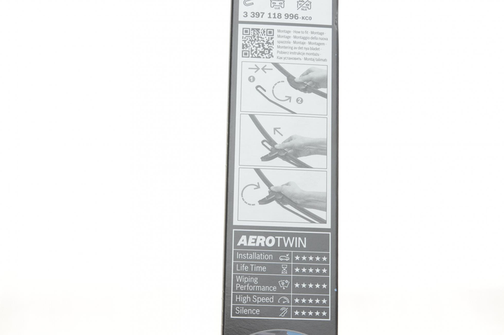 Щітки склоочисників безкаркасні Bosch Aerotwin 600х530мм AR801S - зображення 7