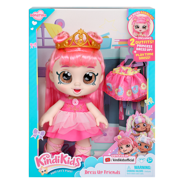 KINDI KIDS Кукла Донатина - Принцесса "DRESS UP FRIENDS" MOOSE Art.50065 - изображение 2