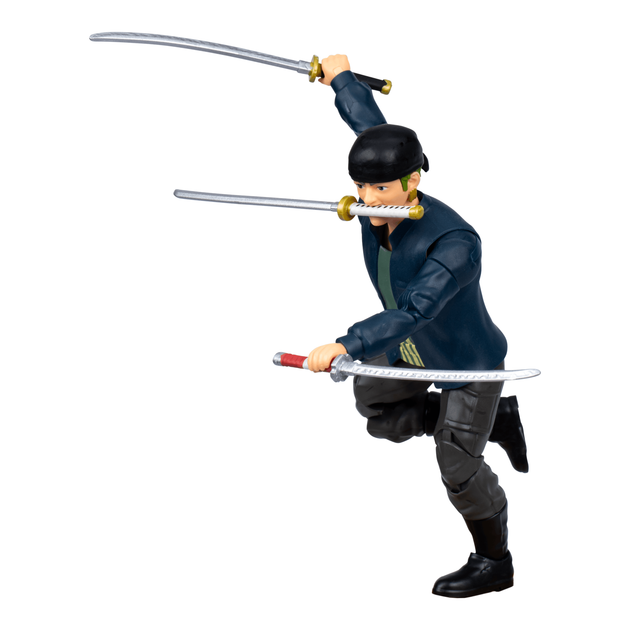 ONE PIECE Коллекционная фигурка ZORO (с артикуляцией) MOOSE Art.63314 - Фото 6 ONE PIECE Коллекционная фигурка ZORO (с артикуляцией) MOOSE Art.63314 - изображение 6