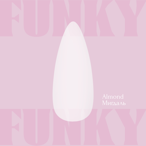 Типсы гелевые Adore Professional Funky Gel Tips Almond Short - изображение 2