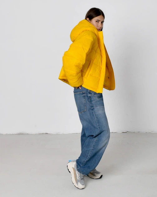 Куртка жіноча демісезонна X-Woyz LS-8919-6 53382 M жовтий - изображение 3