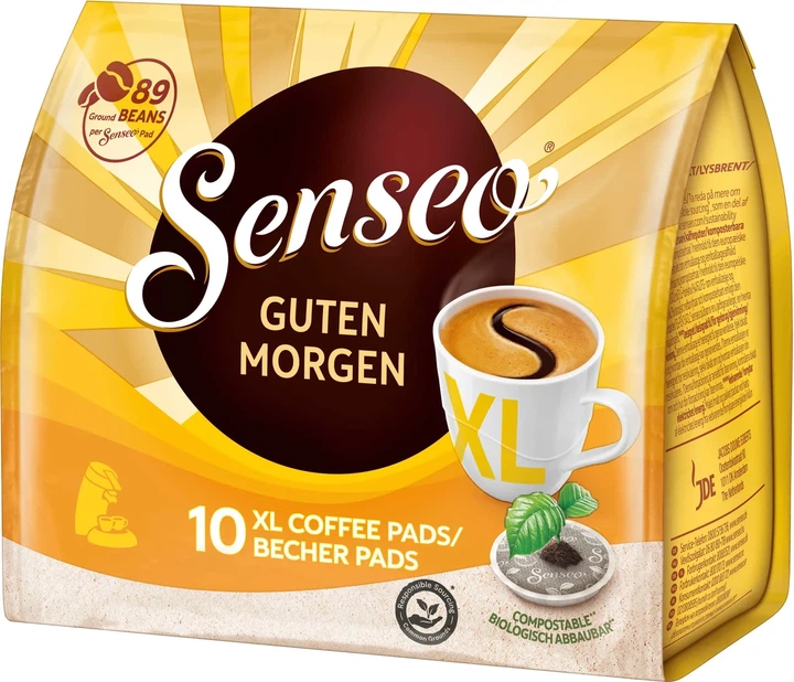 Кава в чалдах Senseo Guten Morgen XL 10 порцій Philips Senseo 62 мм - зображення 2