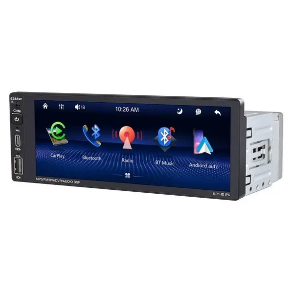 Автомагнитола 1 DIN 6288W MP5+Wireles Carplay+RC+SRC с сенсорным экраном - изображение 3