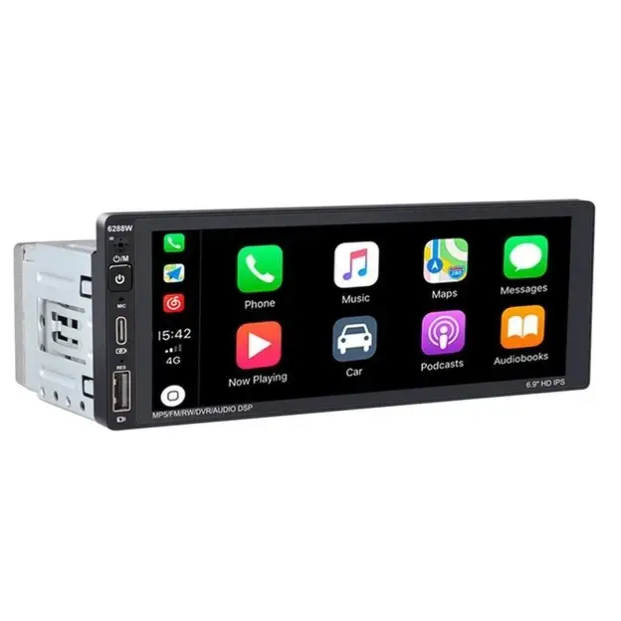 Автомагнитола 1 DIN 6288W MP5+Wireles Carplay+RC+SRC с сенсорным экраном - изображение 4