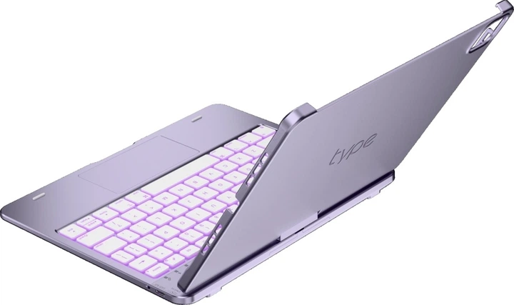 Чохол-клавіатура для планшета Typecase Flexbook Touch для Apple iPad Pro 11" M4 2024/M5 2025 Light Purple (6979284780431) - зображення 4