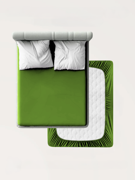 Простынь на резинкеGood-Dream Ranforce Lux Lime 160х200 (GDRLF160200) - Фото 1 Простынь на резинкеGood-Dream Ranforce Lux Lime 160х200 (GDRLF160200) - изображение 1