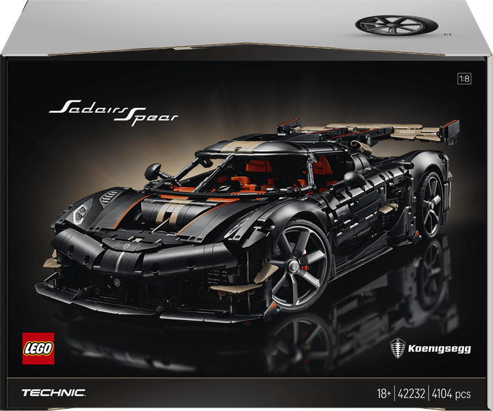 Zestaw klocków LEGO Technic Koenigsegg Sadair's Spear Megacar 4104 elementy (42232) - Zdjęcie 1 Zestaw klocków LEGO Technic Koenigsegg Sadair's Spear Megacar 4104 elementy (42232) - obraz 1