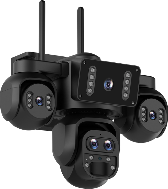 Автономная 4G камера Sectec K-325-AOV-5L-4G с сим-картой, постоянной записью и солнечной панелью черная - изображение 2