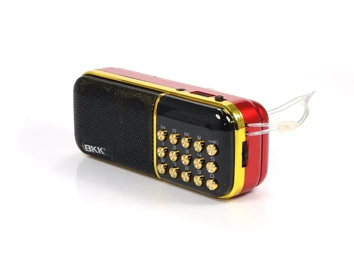 Цифровой радиоприемник BKK USB/MP3 B851SS, ФМ радио на аккумуляторе, FM карманное радио цифровое - изображение 2
