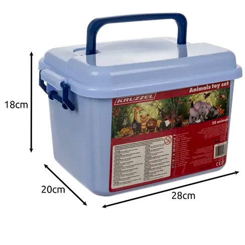 Набор фигурок животных для ролевых игр 48 шт ПВХ KRUZZEL HE0516 - Фото 7 Набор фигурок животных для ролевых игр 48 шт ПВХ KRUZZEL HE0516 - зображення 7