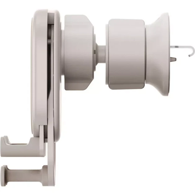 Автомобильный держатель с беспроводным ЗУ Baseus Stable Gravitational Car Mount Pro 15W Air Outlet Vers creamy white - изображение 5