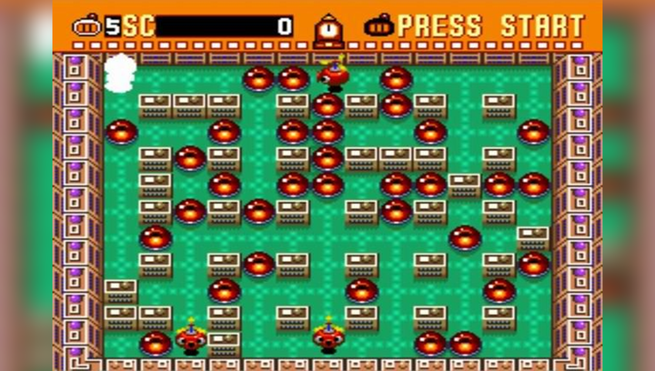 Игра Nintendo SNES Super Bomberman Europe Английская Версия Только Картридж Б/У - изображение 2