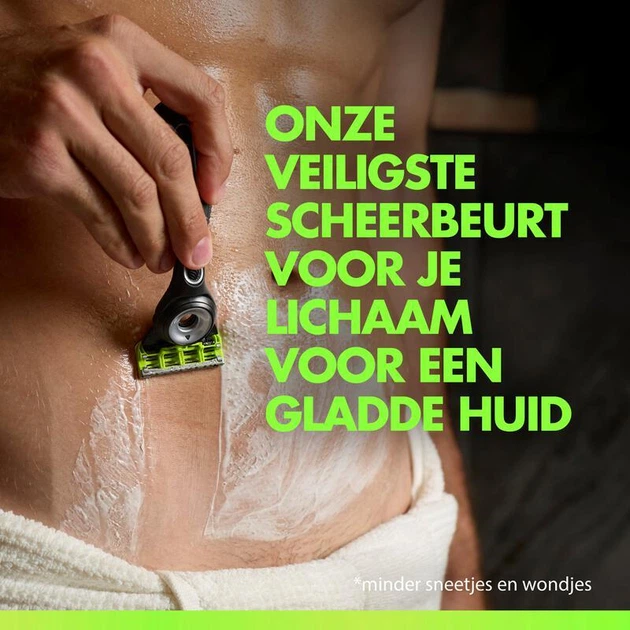 Сменные картриджи для бритья (лезвия кассеты) Gillette Labs BODY Intimate 8 шт. для интимных зон и тела - изображение 4