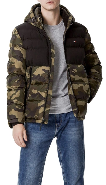 Куртка зимова чоловіча Tommy Hilfiger XXL Camouflage - Фото 4 Куртка зимова чоловіча Tommy Hilfiger XXL Camouflage - зображення 4
