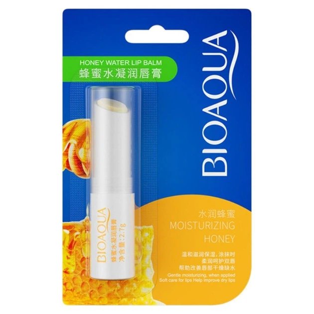 Гігієнічний бальзам для губ з екстрактом меду Bioaqua Moisturizing Honey Lip Balm, 2.7 мл - Фото 1 Гігієнічний бальзам для губ з екстрактом меду Bioaqua Moisturizing Honey Lip Balm, 2.7 мл - зображення 1