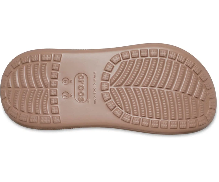 Сабо крокси шльопанці жіночі Crocs Classic Crush Clog розмір EUR 37-38, US M5 W7,24 см Latte Коричневий - Фото 2 Сабо крокси шльопанці жіночі Crocs Classic Crush Clog розмір EUR 37-38, US M5 W7,24 см Latte Коричневий - изображение 2