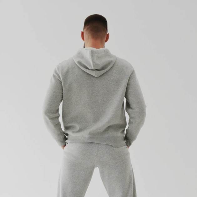Худі кофта толстовка чоловіча GAP zip hoodie Grey 218871731 розмір XL - Фото 4 Худі кофта толстовка чоловіча GAP zip hoodie Grey 218871731 розмір XL - изображение 4