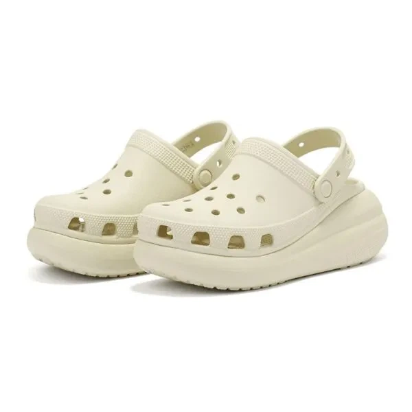 Сабо крокси шльопанці жіночі Crocs Classic Crush Clog розмір EUR 42-43, US M9W11,27 см Bone Слонова кістка - Фото 2 Сабо крокси шльопанці жіночі Crocs Classic Crush Clog розмір EUR 42-43, US M9W11,27 см Bone Слонова кістка - изображение 2
