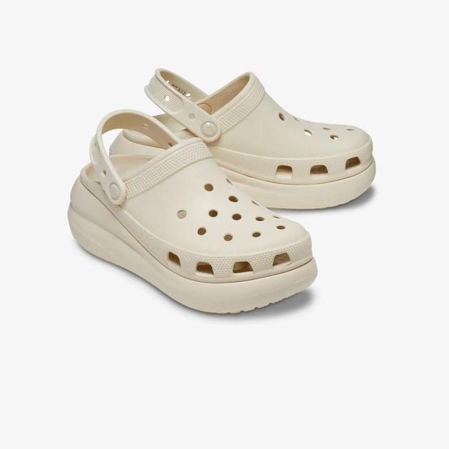 Сабо крокси шльопанці жіночі Crocs Classic Crush Clog розмір EUR 42-43, US M9W11,27 см Bone Слонова кістка - Фото 10 Сабо крокси шльопанці жіночі Crocs Classic Crush Clog розмір EUR 42-43, US M9W11,27 см Bone Слонова кістка - изображение 10