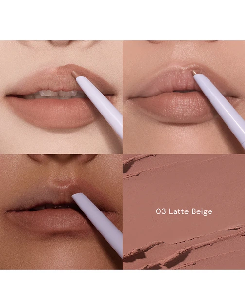 Олівець для губ від Flower Knows Knight Unicorn lip liner (03 Latte Beige) - зображення 3