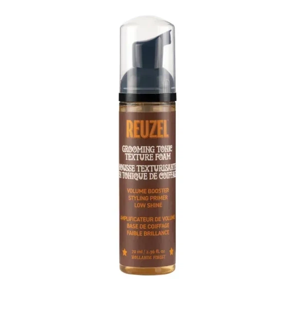 Пінка для волосся Reuzel Grooming Tonic Texture Foam 70 мл середня гнучка фіксація, об’єм, текстура і термозахист - Фото 6 Пінка для волосся Reuzel Grooming Tonic Texture Foam 70 мл середня гнучка фіксація, об’єм, текстура і термозахист - зображення 6
