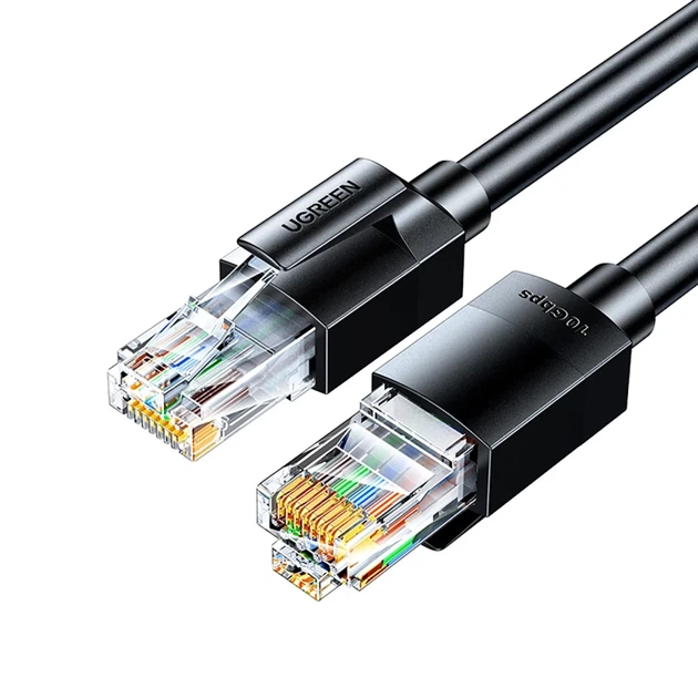 Кабель Ethernet Ugreen Cat6 F/UTP 8m Black (55175) - изображение 2