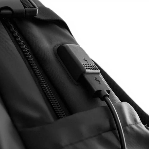 Рюкзак Wozinsky WPW-20L с карманом для ноутбука дорожный 40x20x25 см для багажной полки - черный (5907769385261) - изображение 11