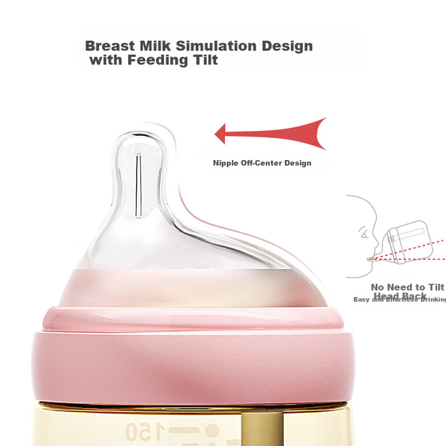 Детская бутылочка для кормления Oubeni Newborn Baby PPSU Anti-Drop AntiColic Feeding Bottle 0-6 Months 150ml Blue - Фото 8 Детская бутылочка для кормления Oubeni Newborn Baby PPSU Anti-Drop AntiColic Feeding Bottle 0-6 Months 150ml Blue - изображение 8