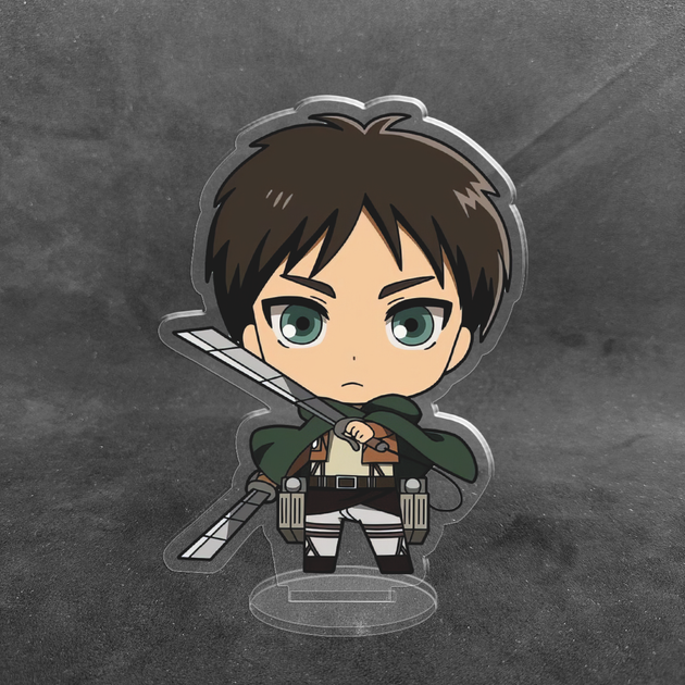 Акриловая коллекционная фигурка Чиби Chibi Атака титанов Эрен Йегер 10 см - Фото 2 Акриловая коллекционная фигурка Чиби Chibi Атака титанов Эрен Йегер 10 см - изображение 2