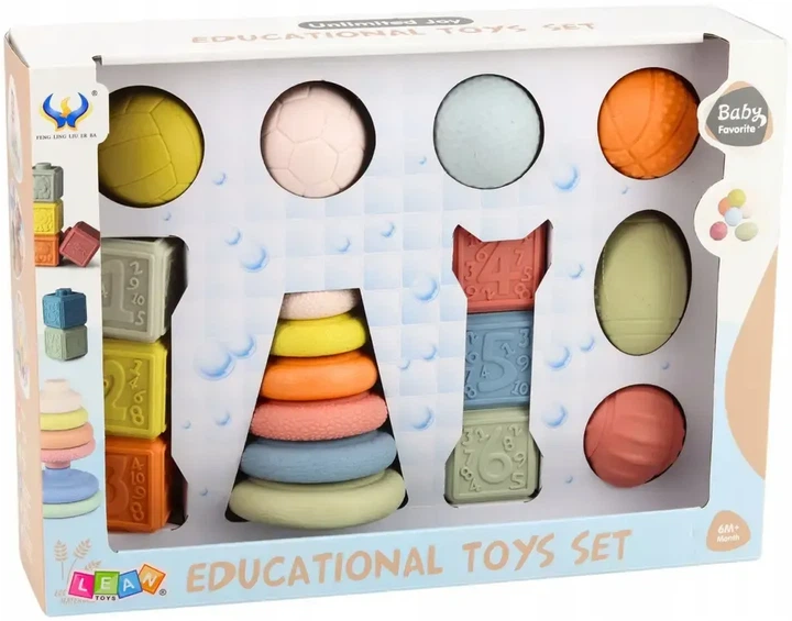 Набір сенсорних іграшок LEAN Toys 18 елементів (5905991095583) - зображення 7
